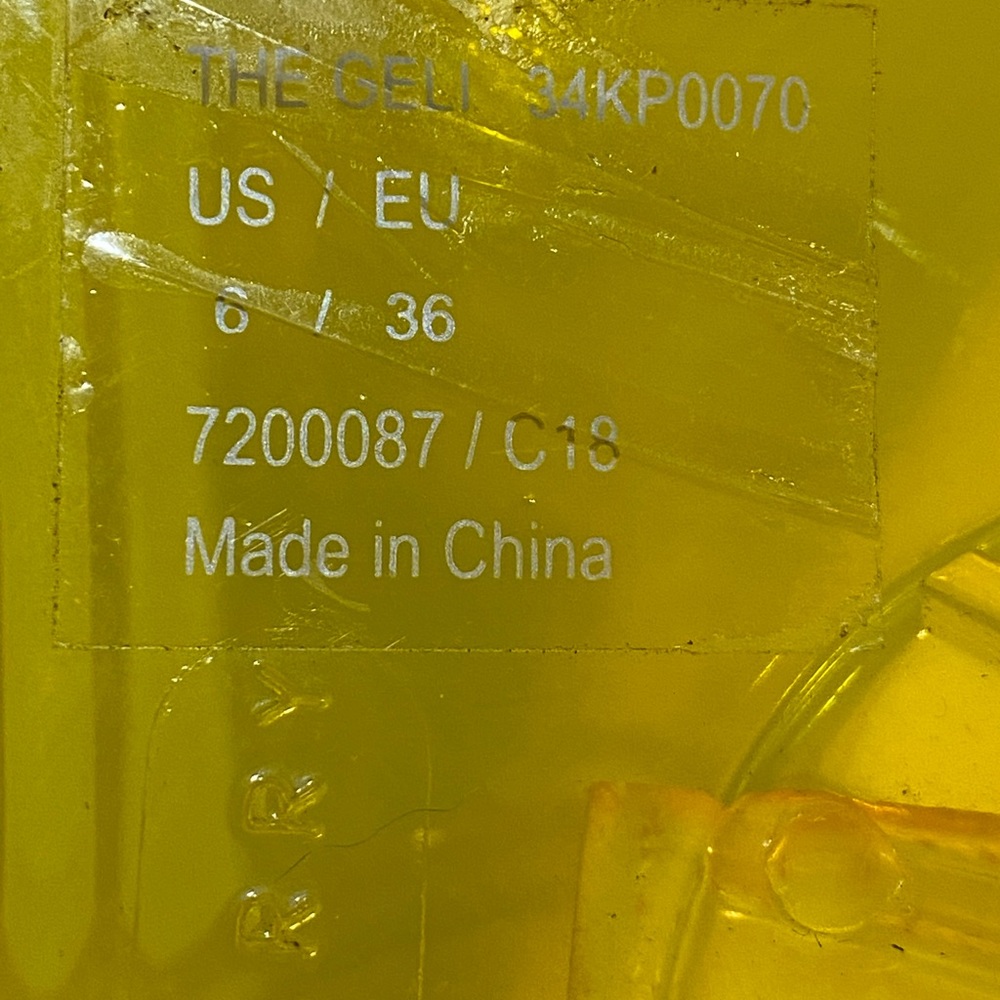 NEW Sz 6 Katy Perry Gelee Scented Lemon Sandal Clear Thong Jelly New In Box NIB - Picture 10 of 16